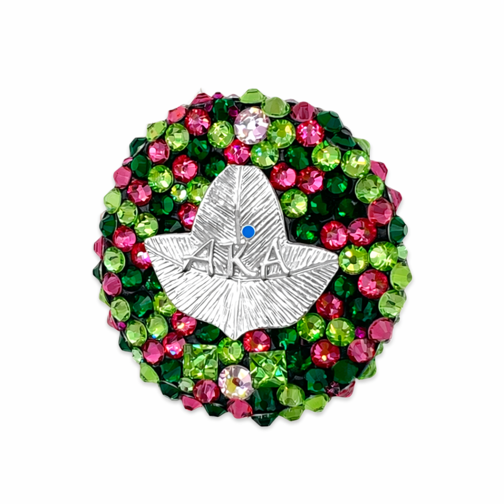 AKA Shirley Crystal Brooch