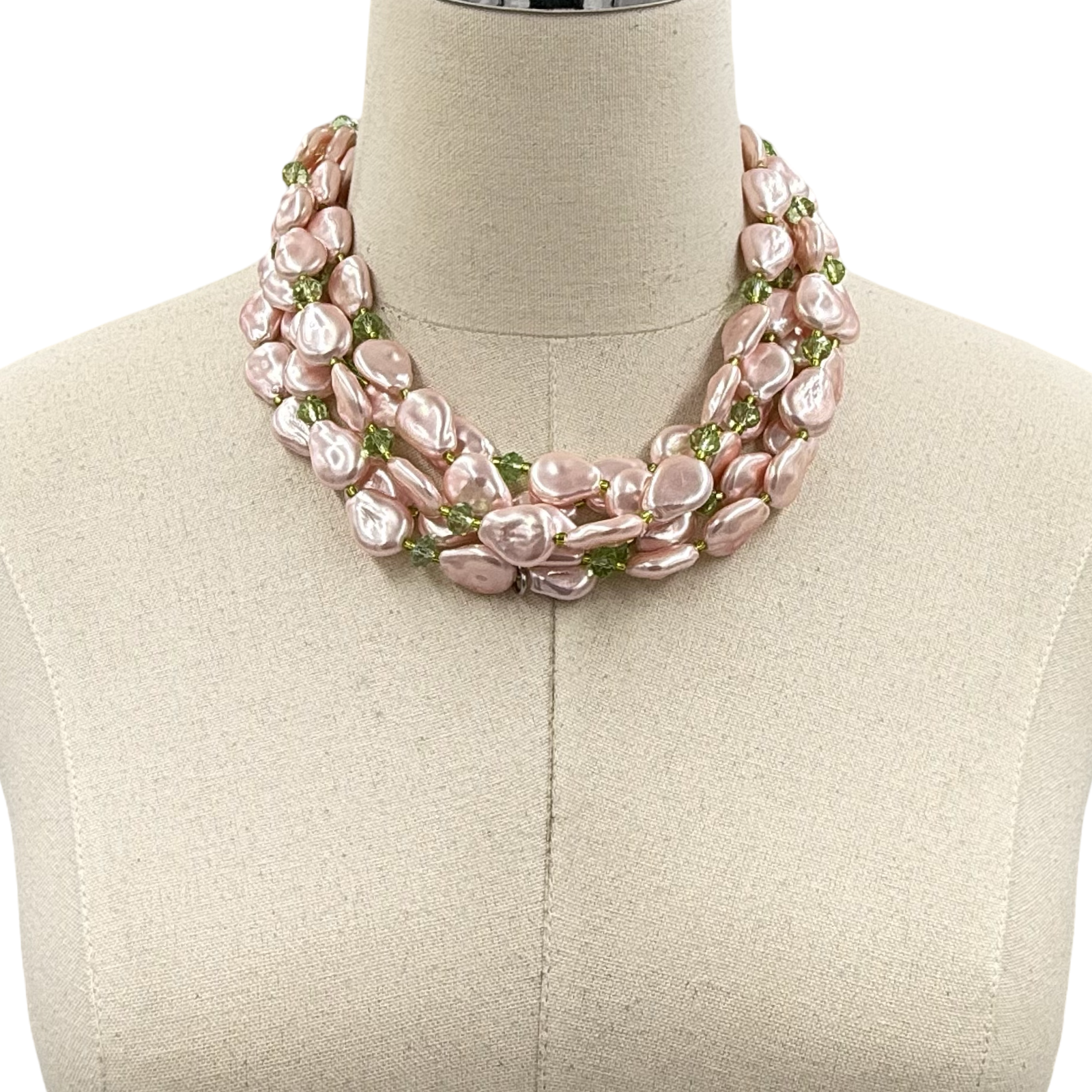 Pink Title Art Necklace