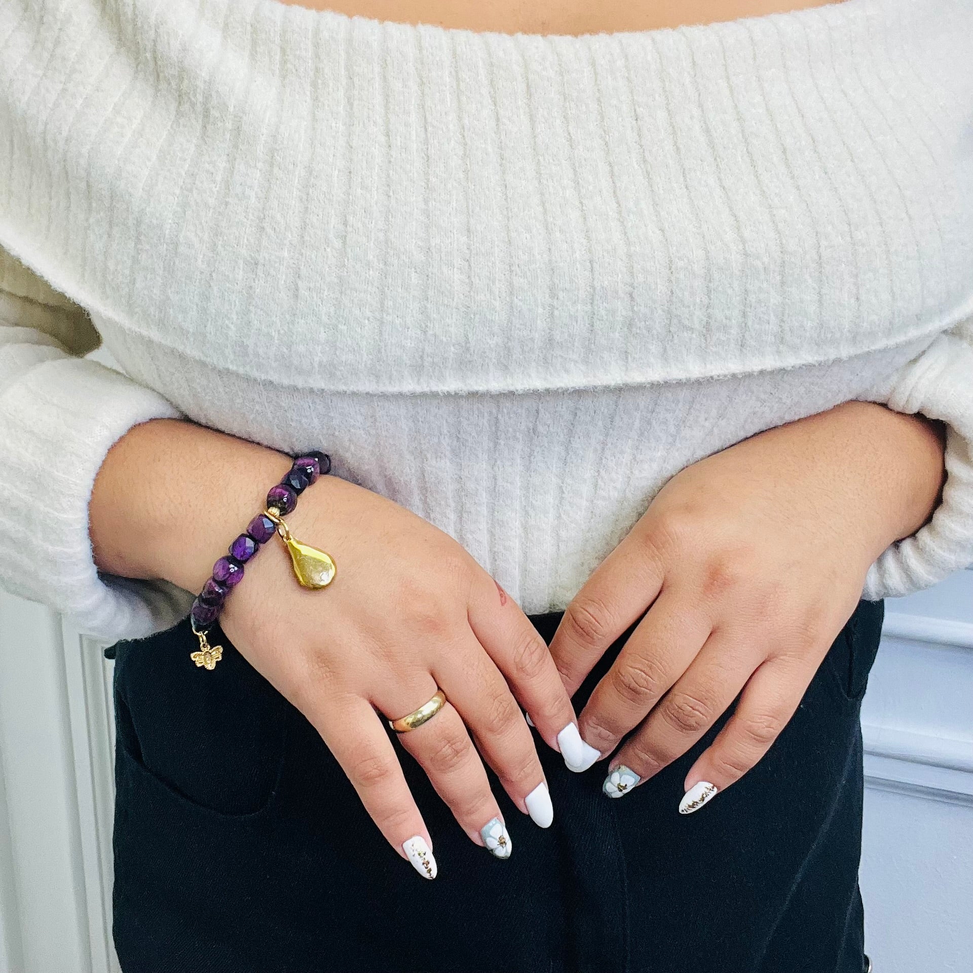 Purple Streak Bracelet