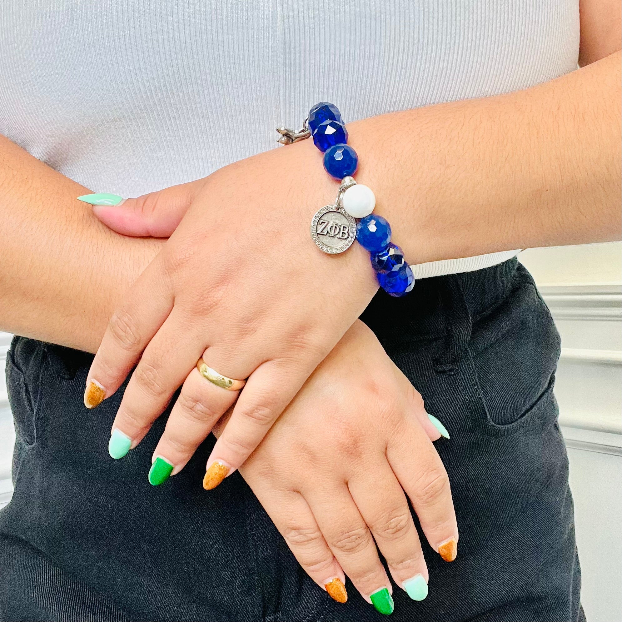 Zeta Blue Dove Bracelet