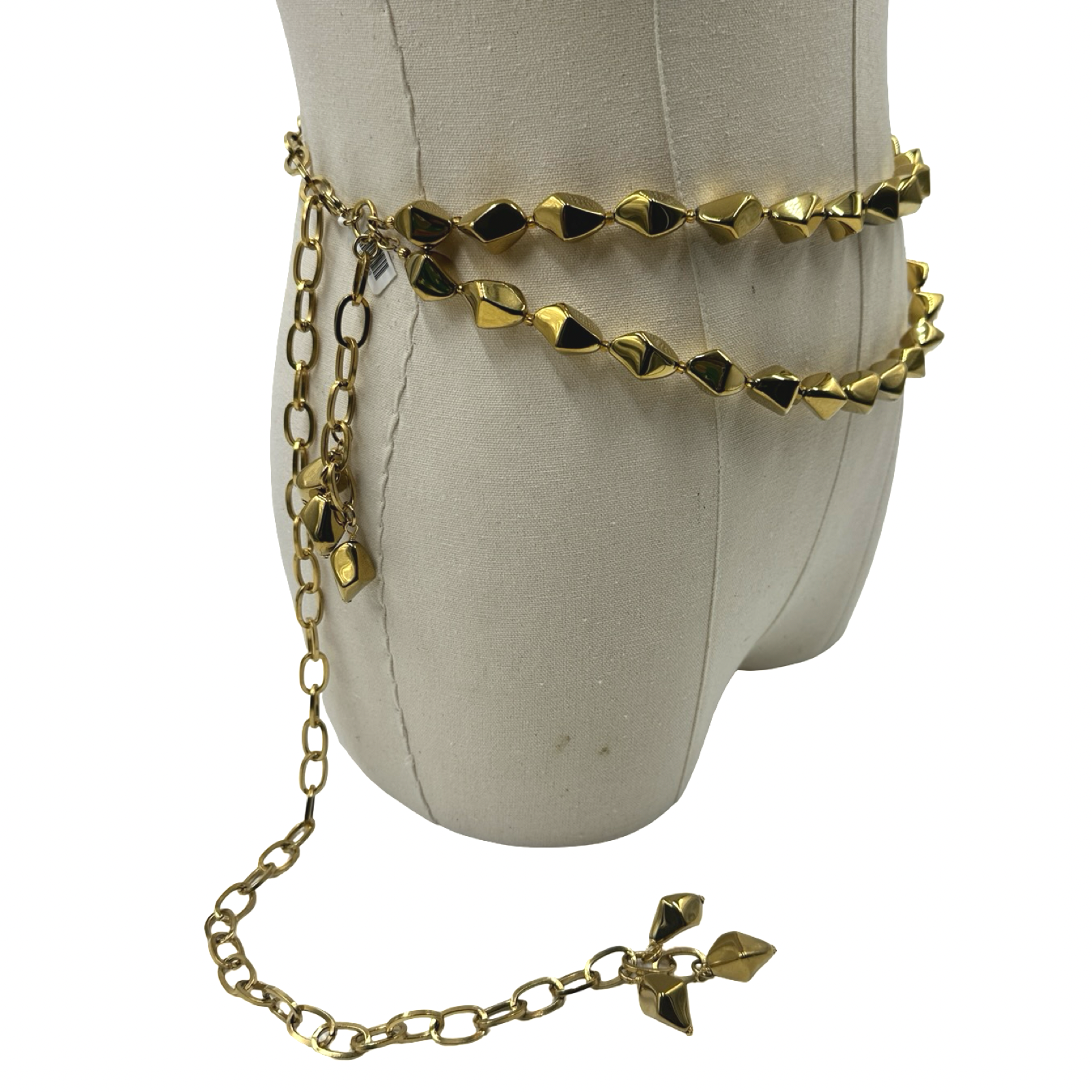 Belted Metallic Belt