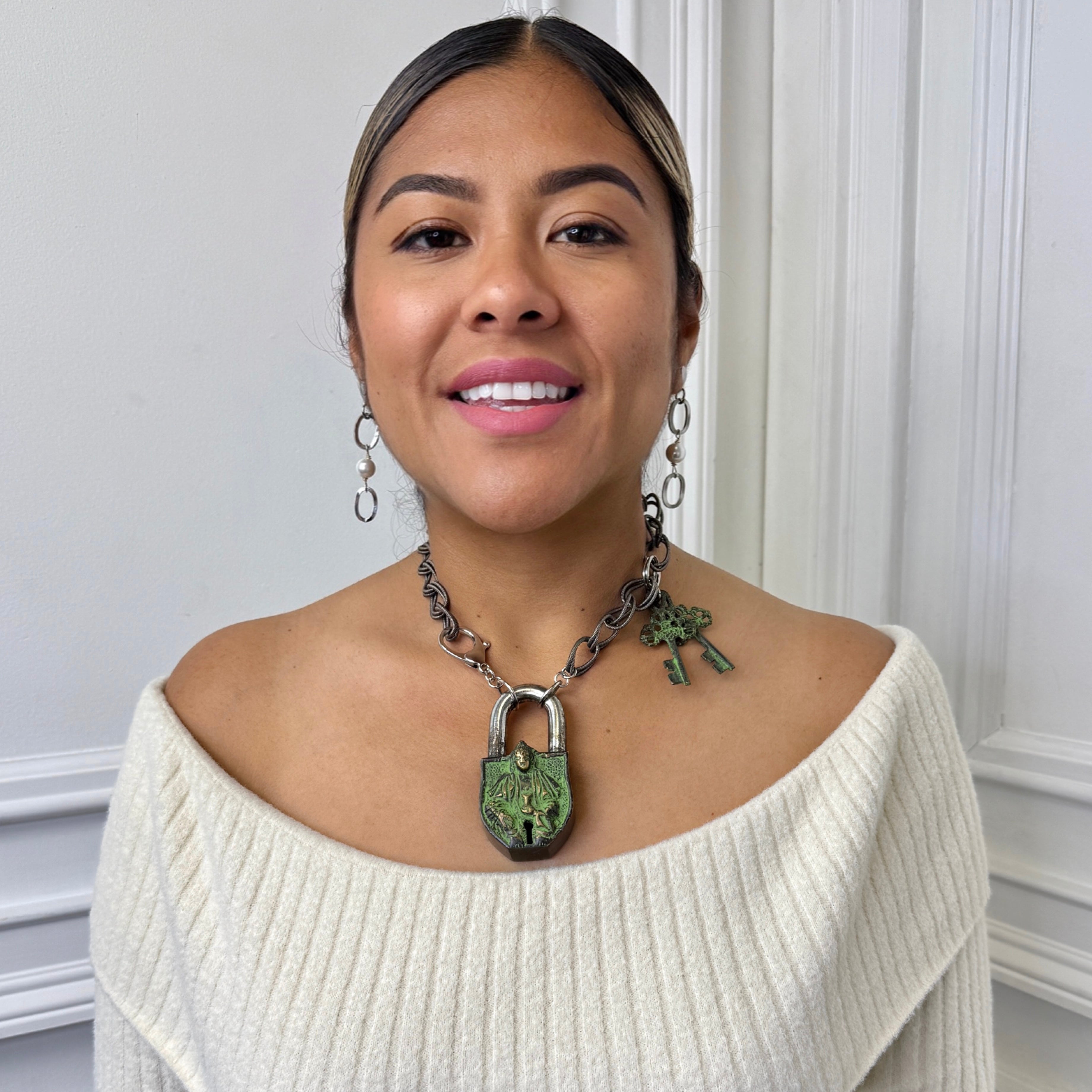 Accent Lock Necklace