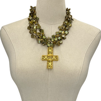 Cross Lantern Light Necklace OOAK Cerese D, Inc.   