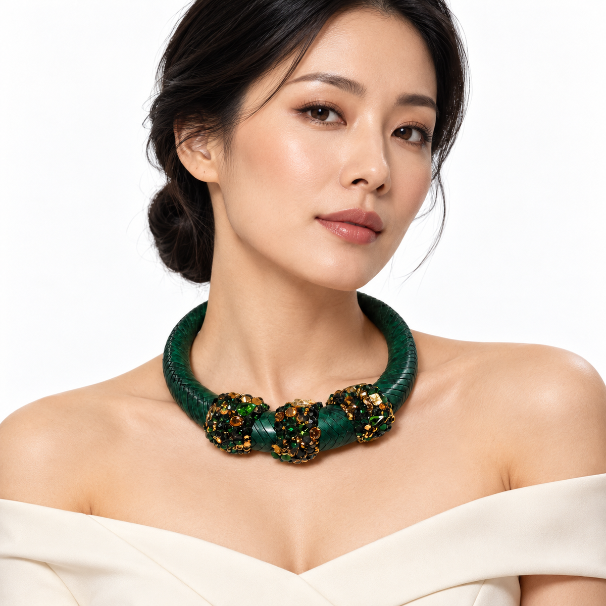 Woven Gems Necklace
