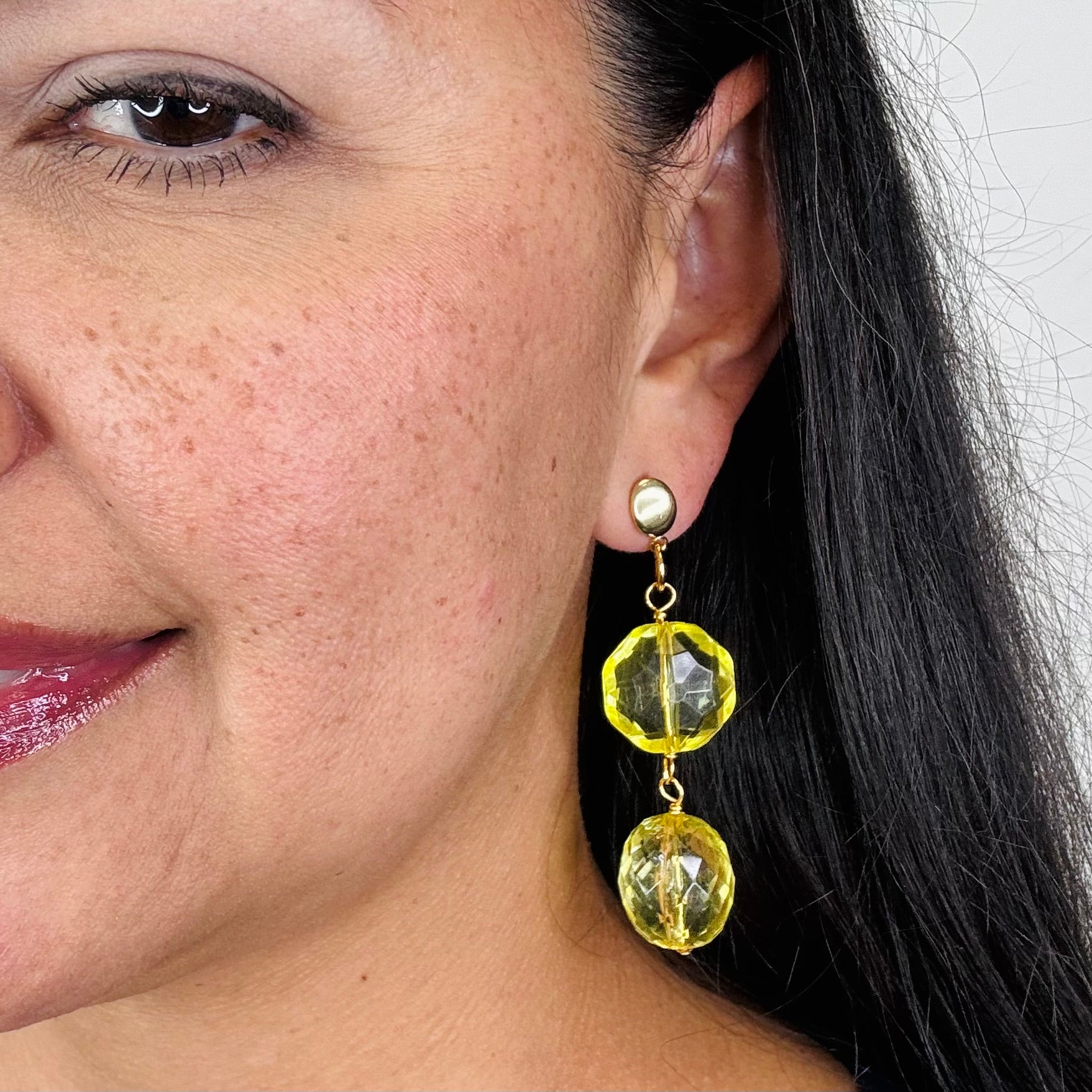 Yellow Marmalade Earring