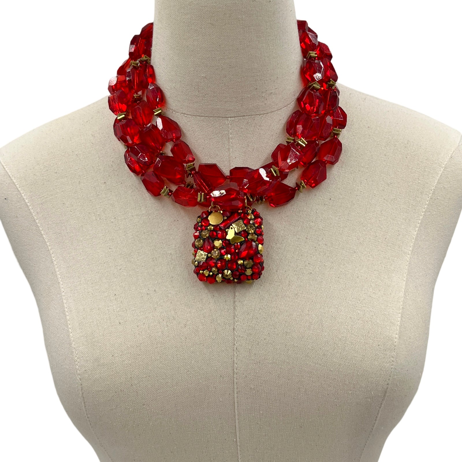 Red Gallery Necklace