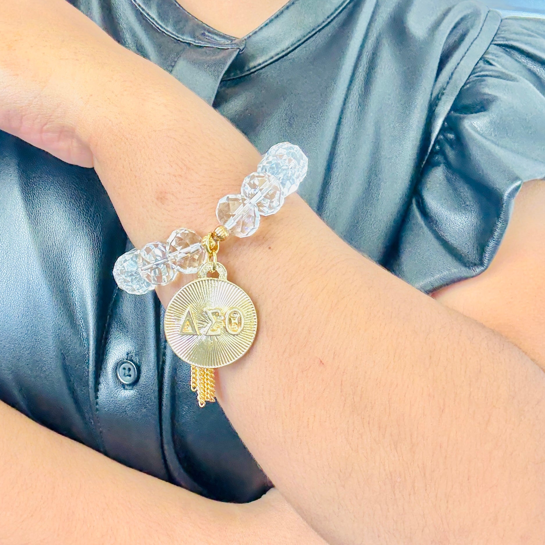 Delta Casper Clear Bracelet