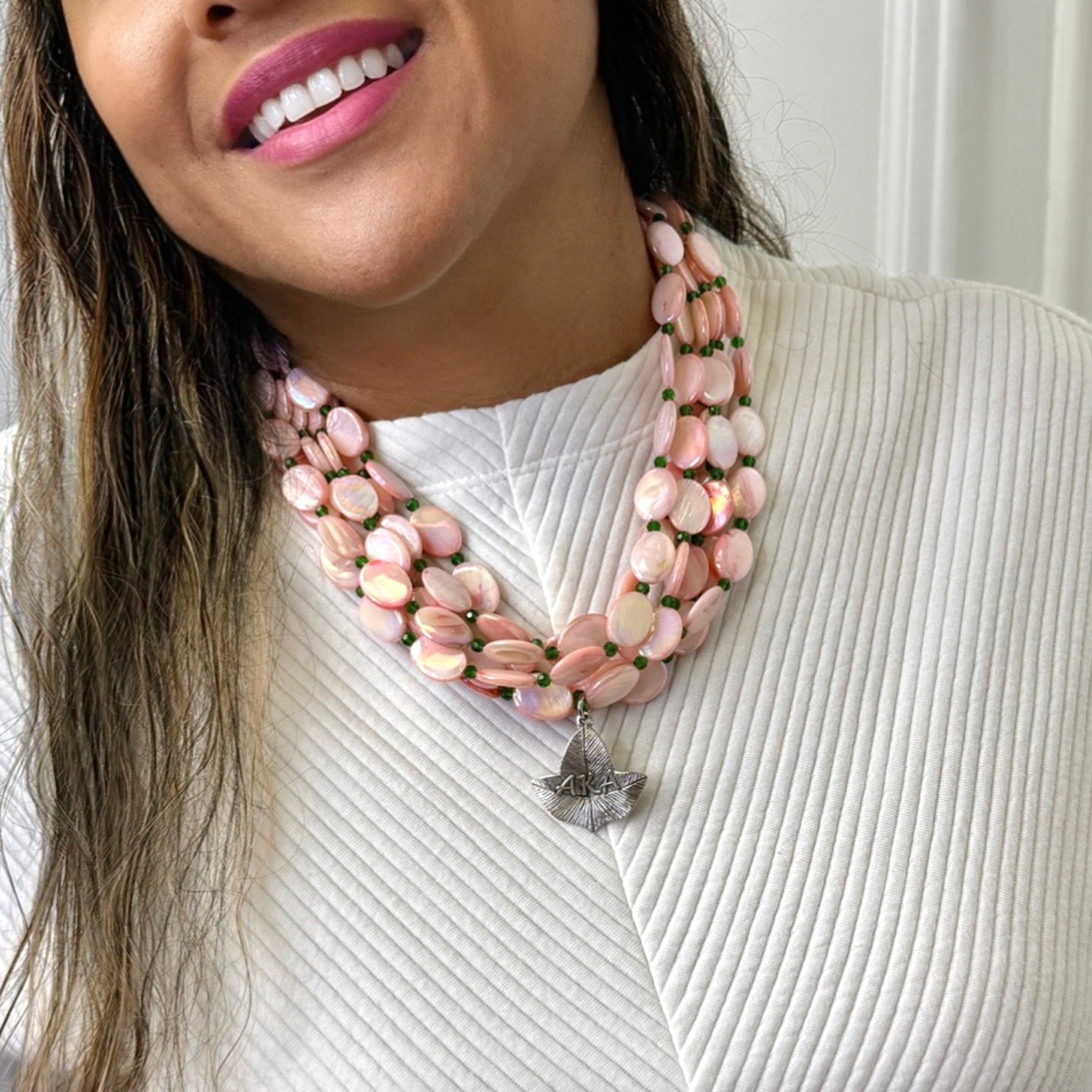 AKA Pink Tea Necklace