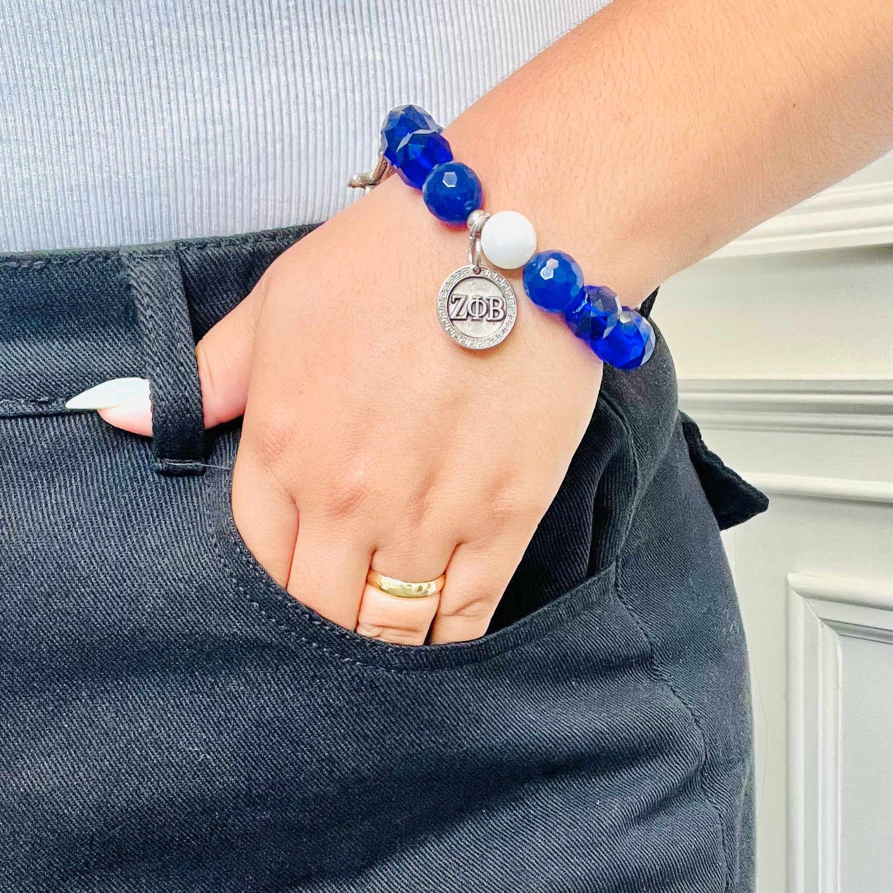 Zeta Blue Dove Bracelet