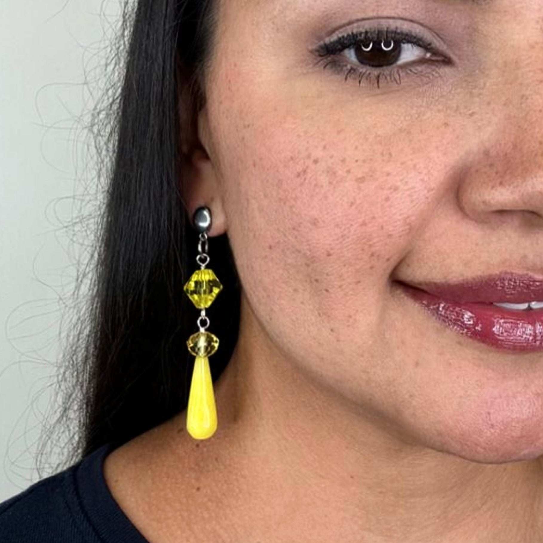 Savanah Yellow Earring