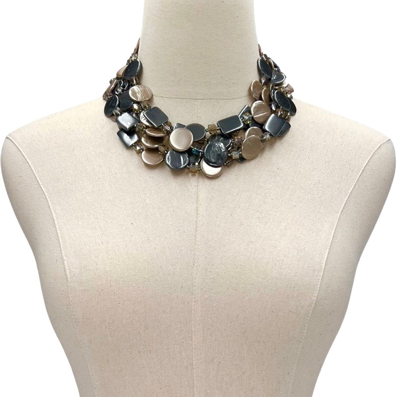 Vogue Blend Pearl Necklace Necklaces Cerese D, Inc.   