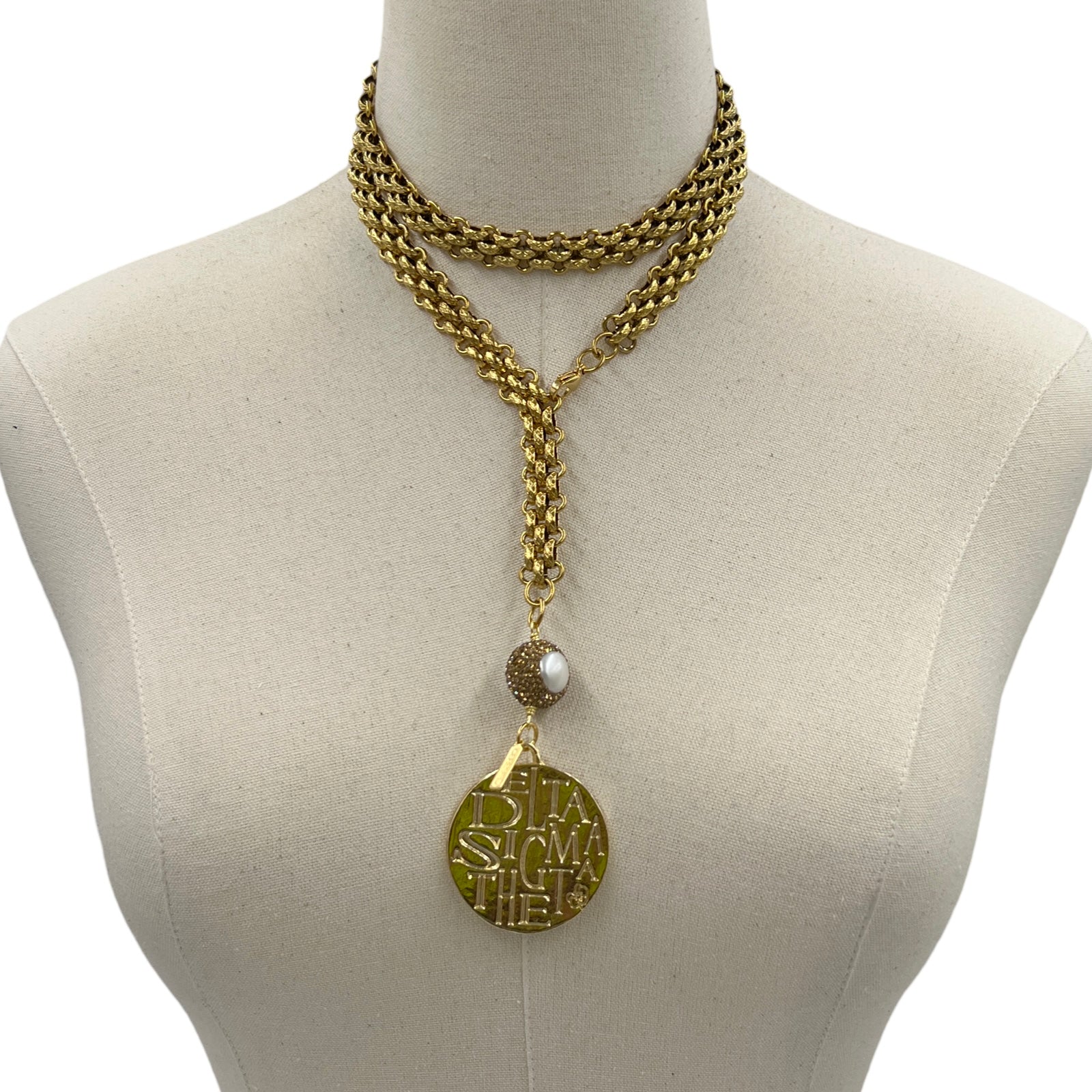 Delta Vitri Chain Necklace