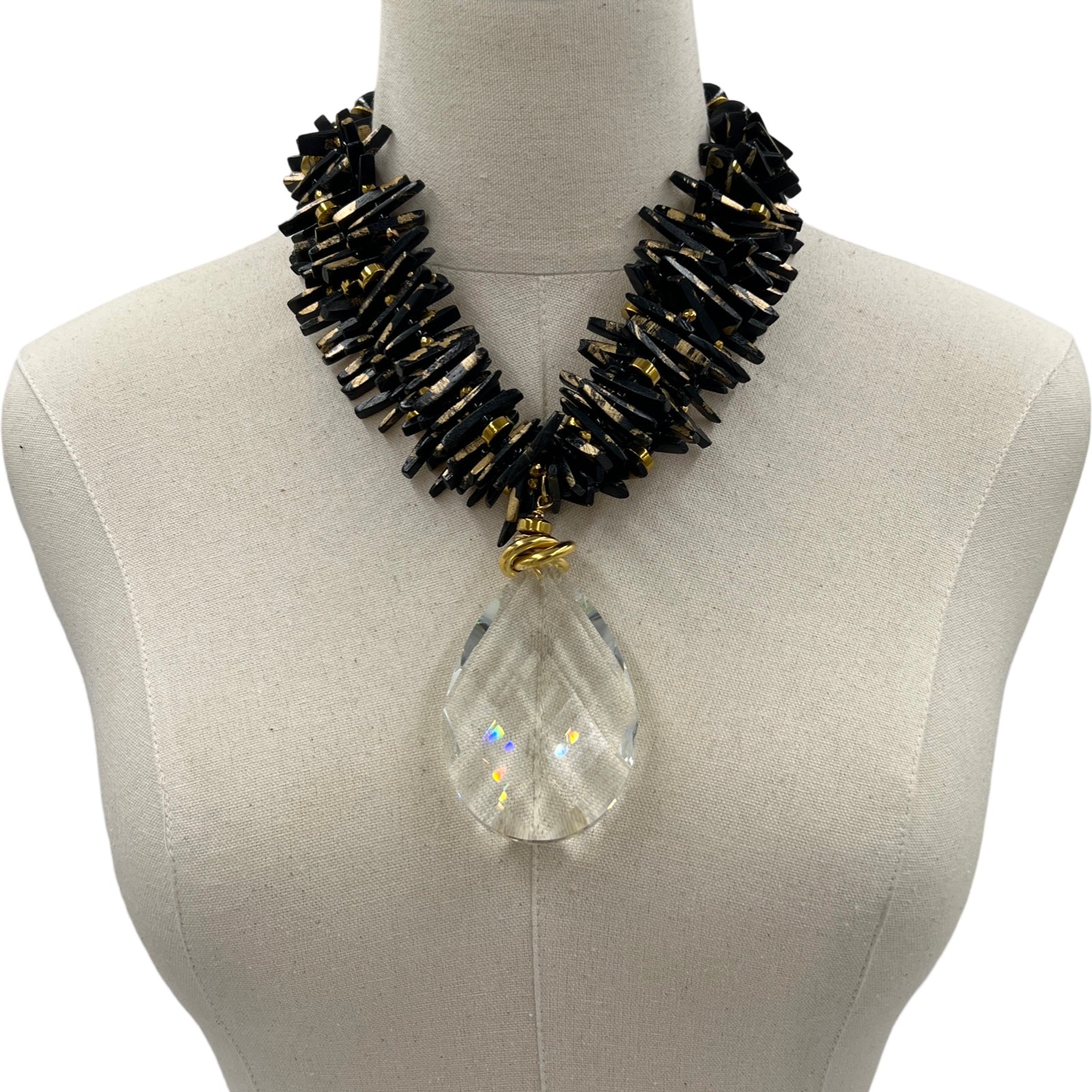 Cache Black Gold Necklace