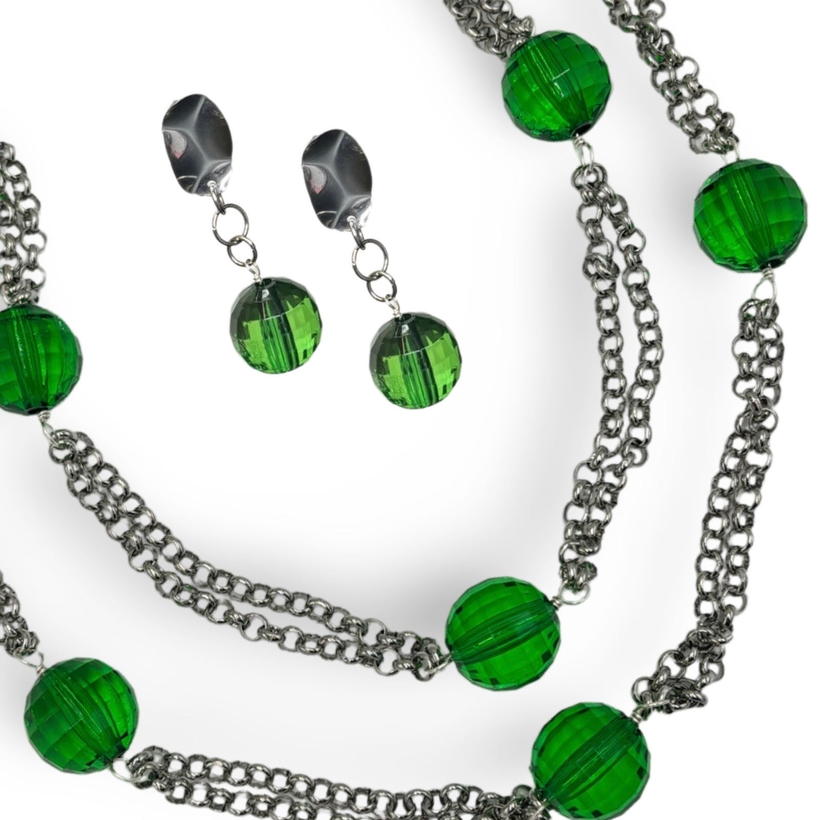 Green Stations Necklace