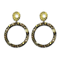 Flash Gold Ring Earring Earrings Cerese D, Inc.   