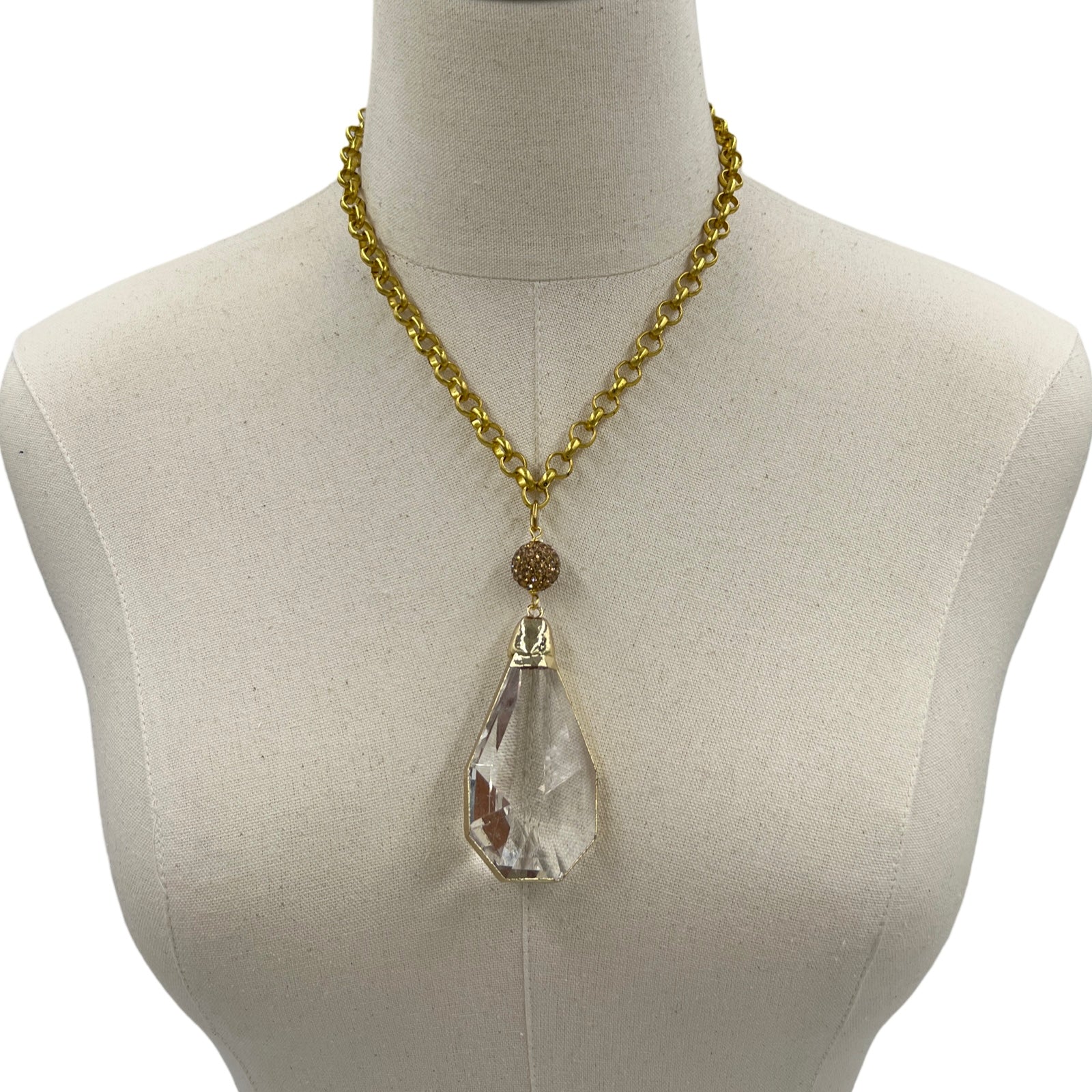 Ox Clear Necklace