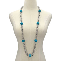 Turquoise Necklace and Earring