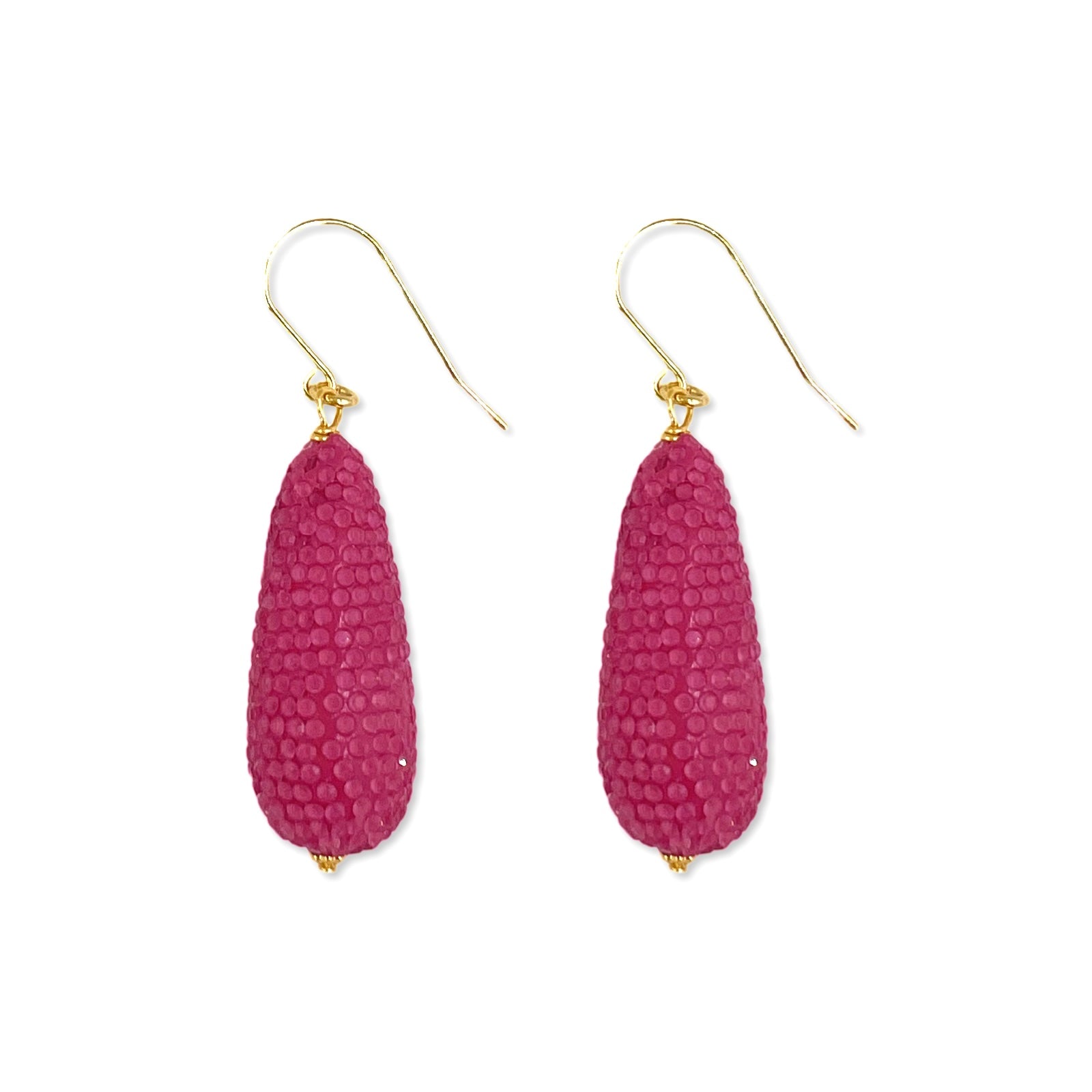 Posie Pink Teardrop Earring