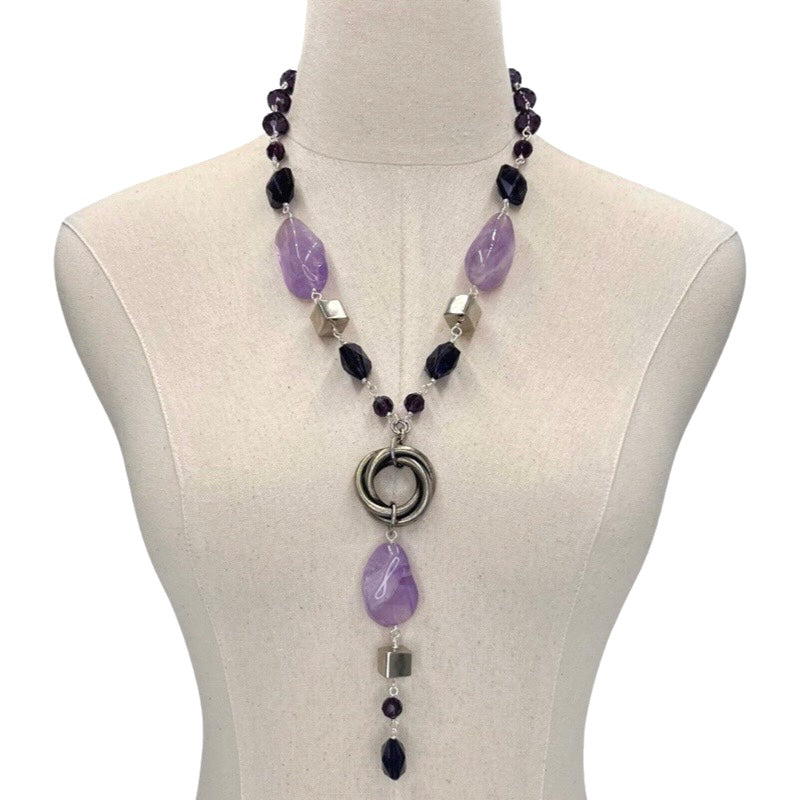 Purple Blaze Necklace
