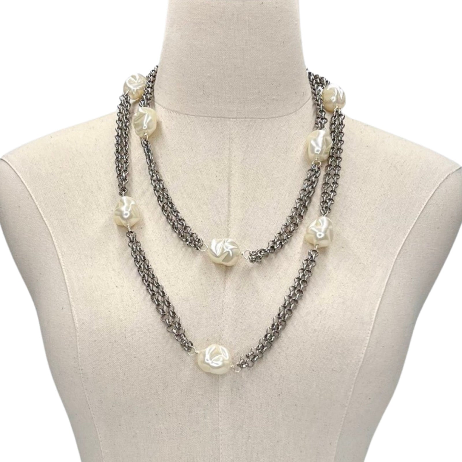 Pearl Stations Necklace