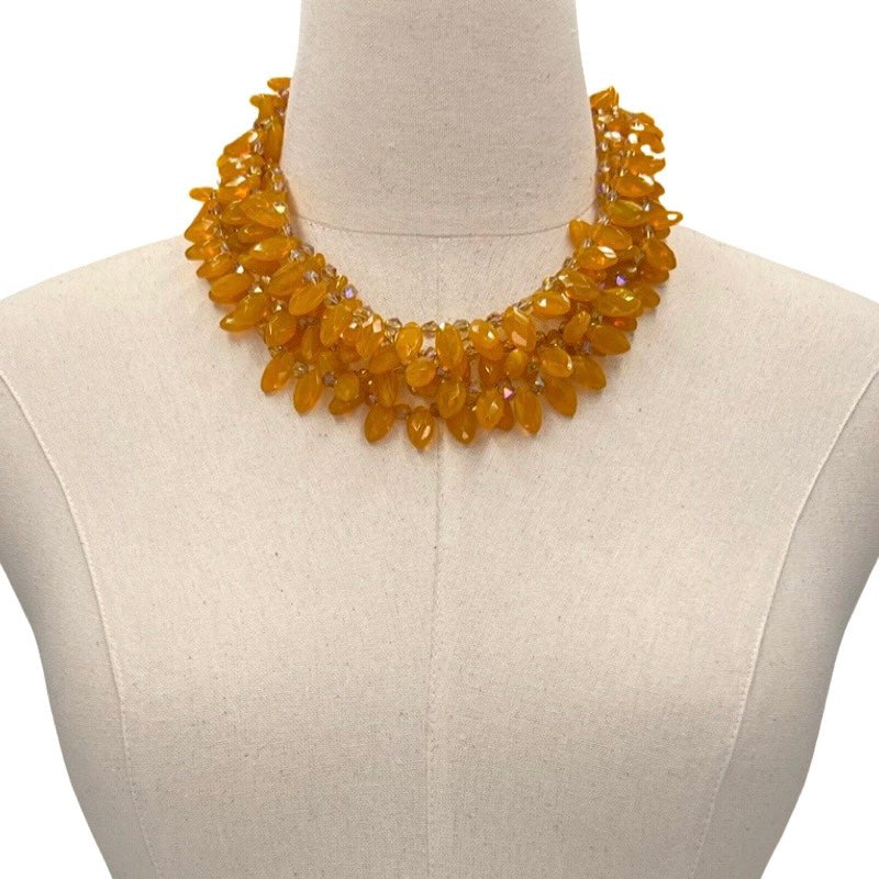 Suns Flower Yellow Necklace