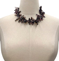 Red Coffee Range Necklace Necklaces Cerese D, Inc.   