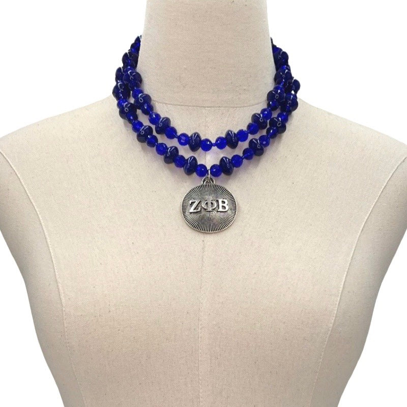 Zeta Blue Tried True Necklace
