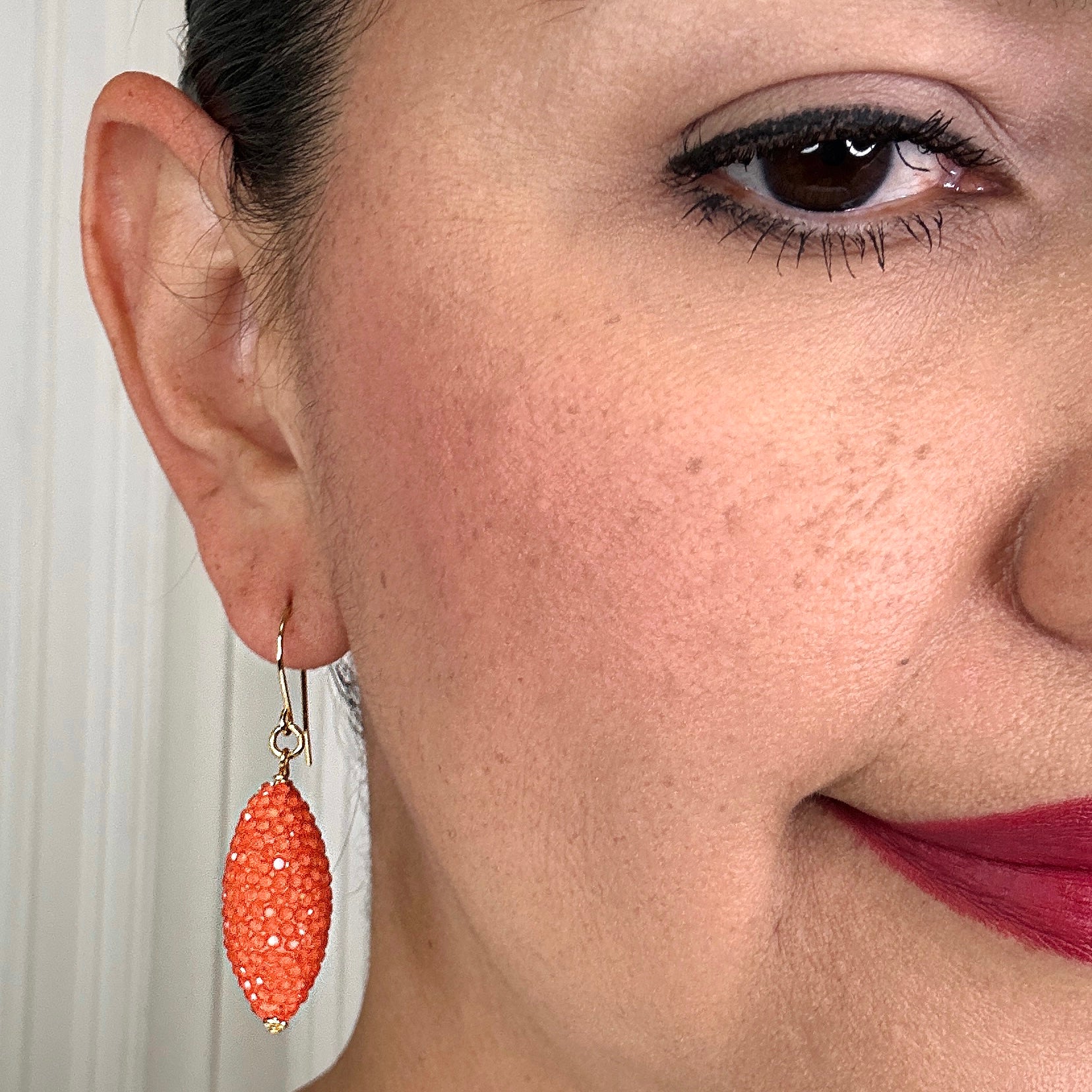 Posie Orange Earring