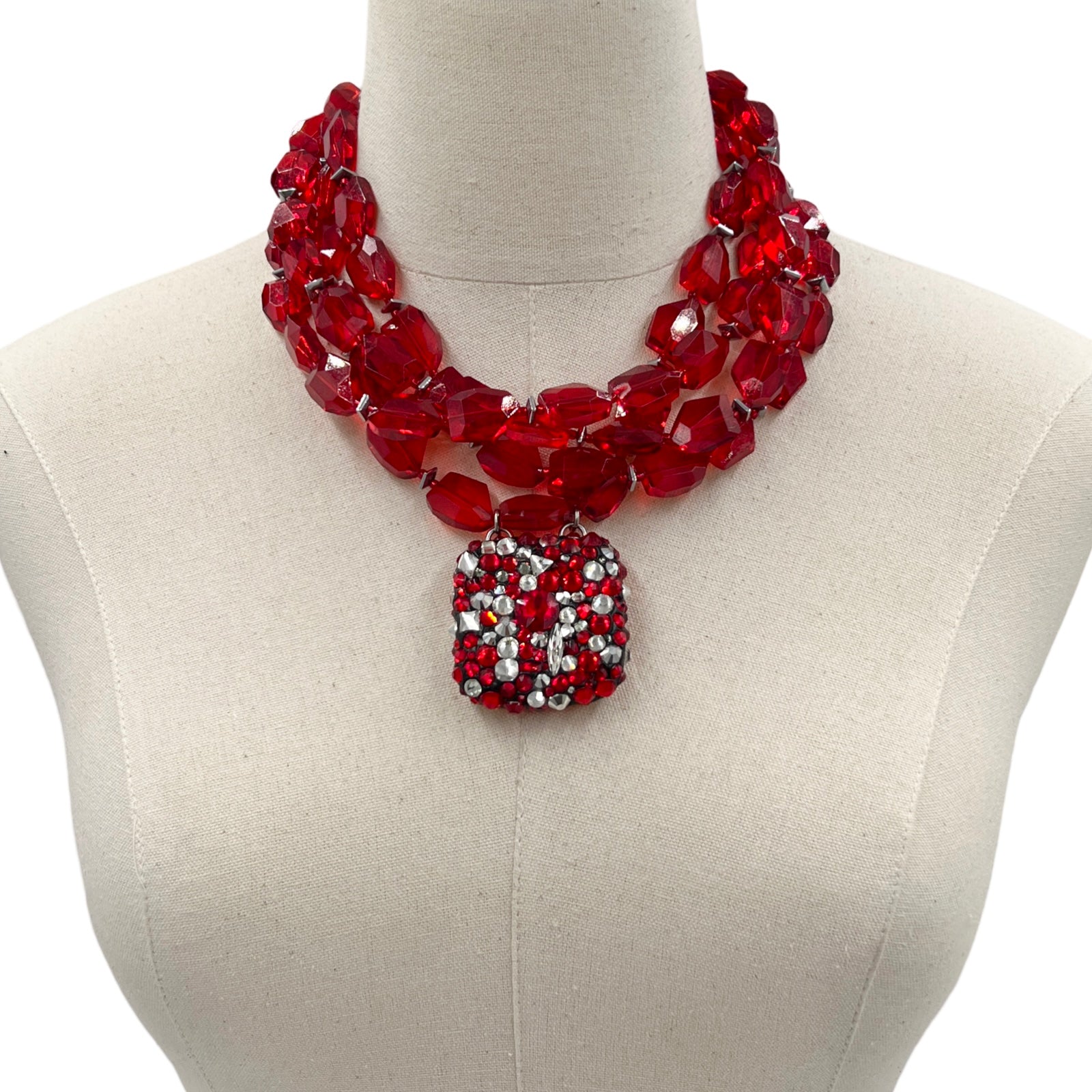 Red Gallery Necklace