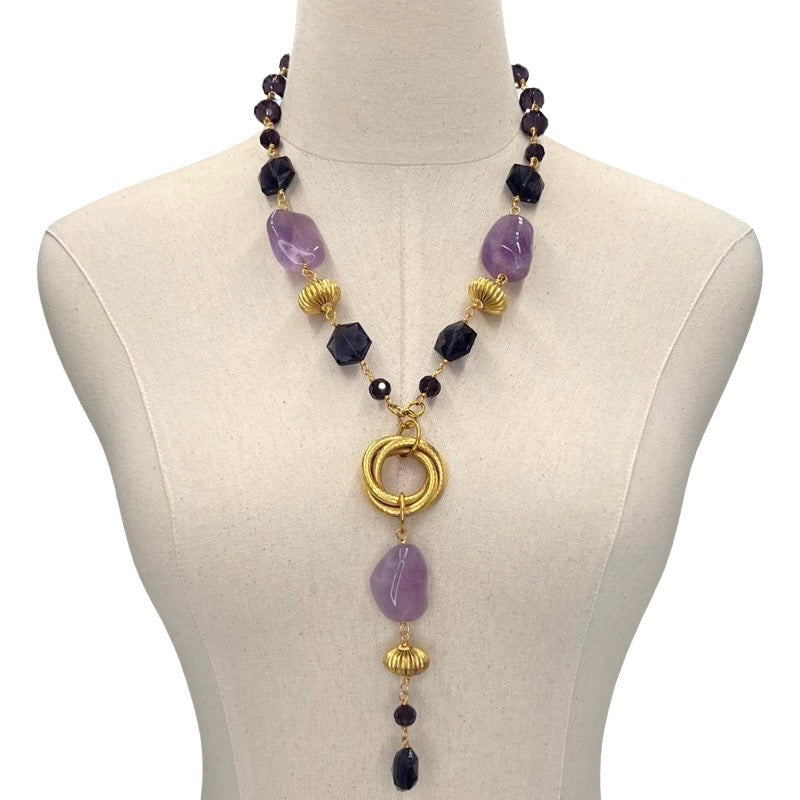Purple Blaze Necklace
