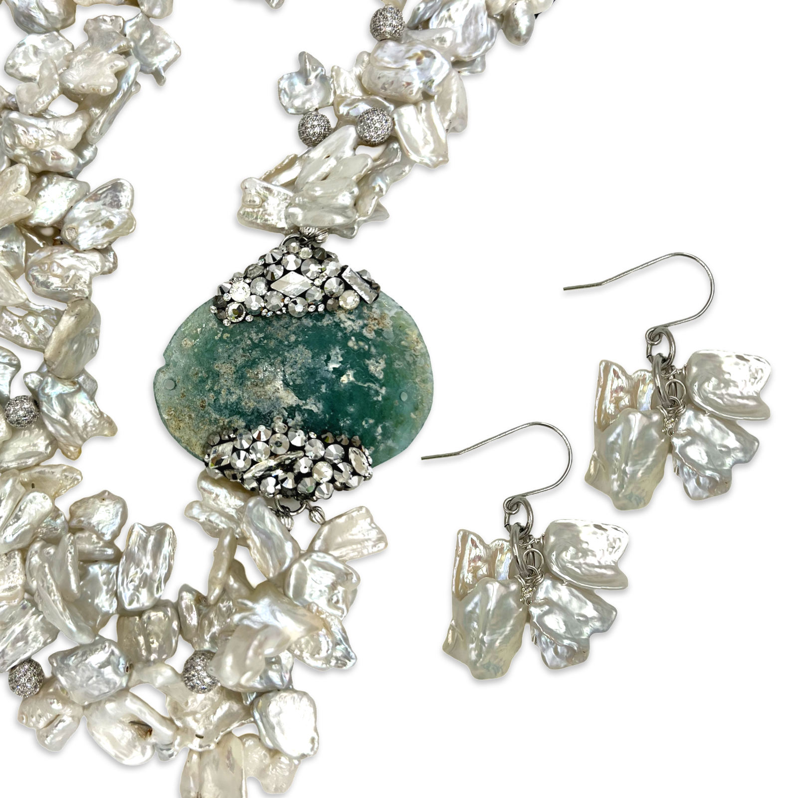 Blue Sun Roman Necklace