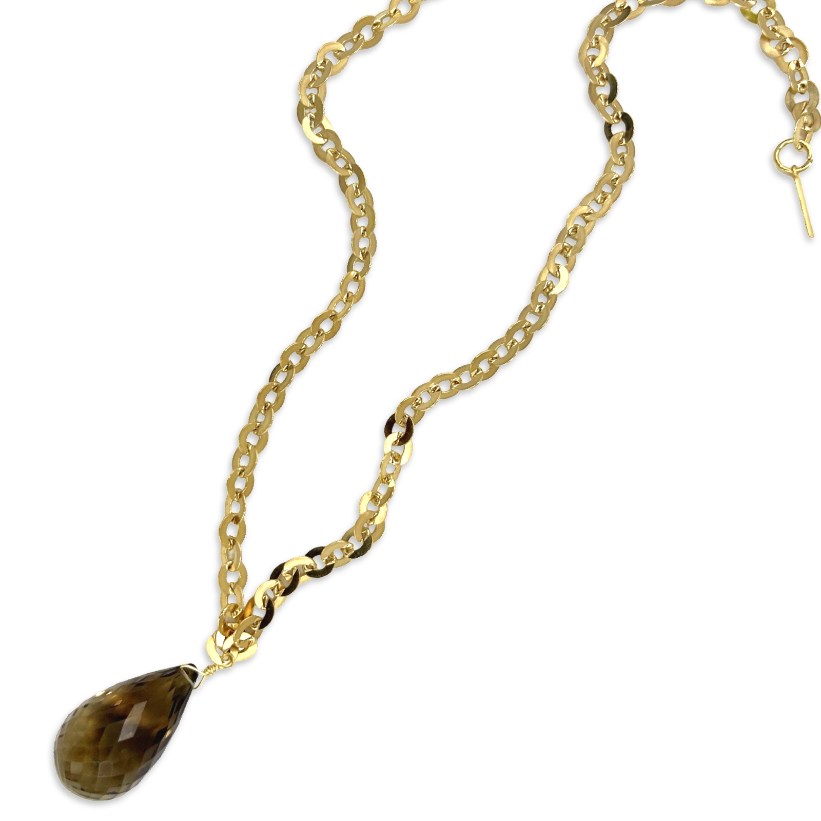 Smoky Droplet Necklace