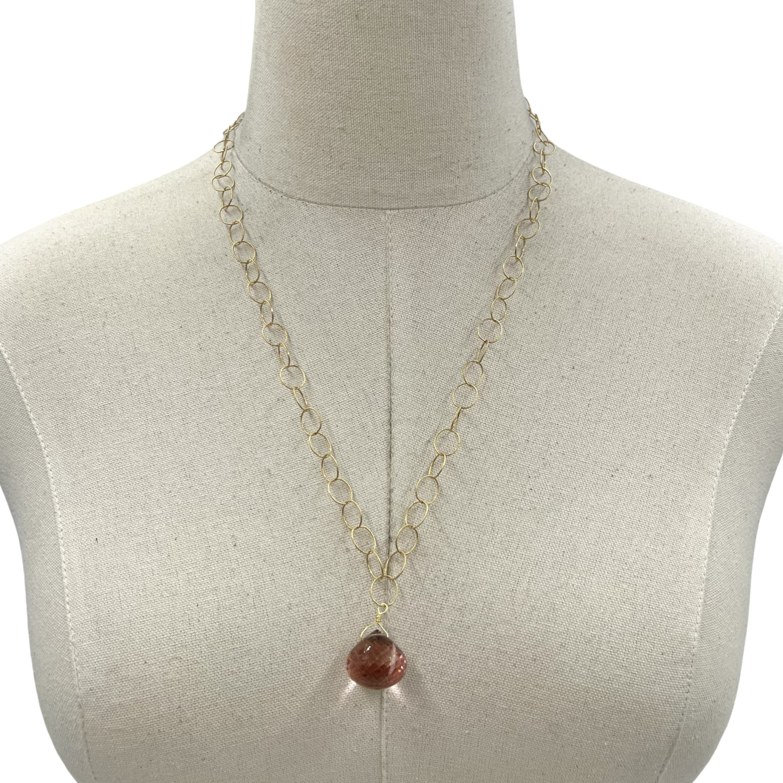 Pinky Drop Necklace