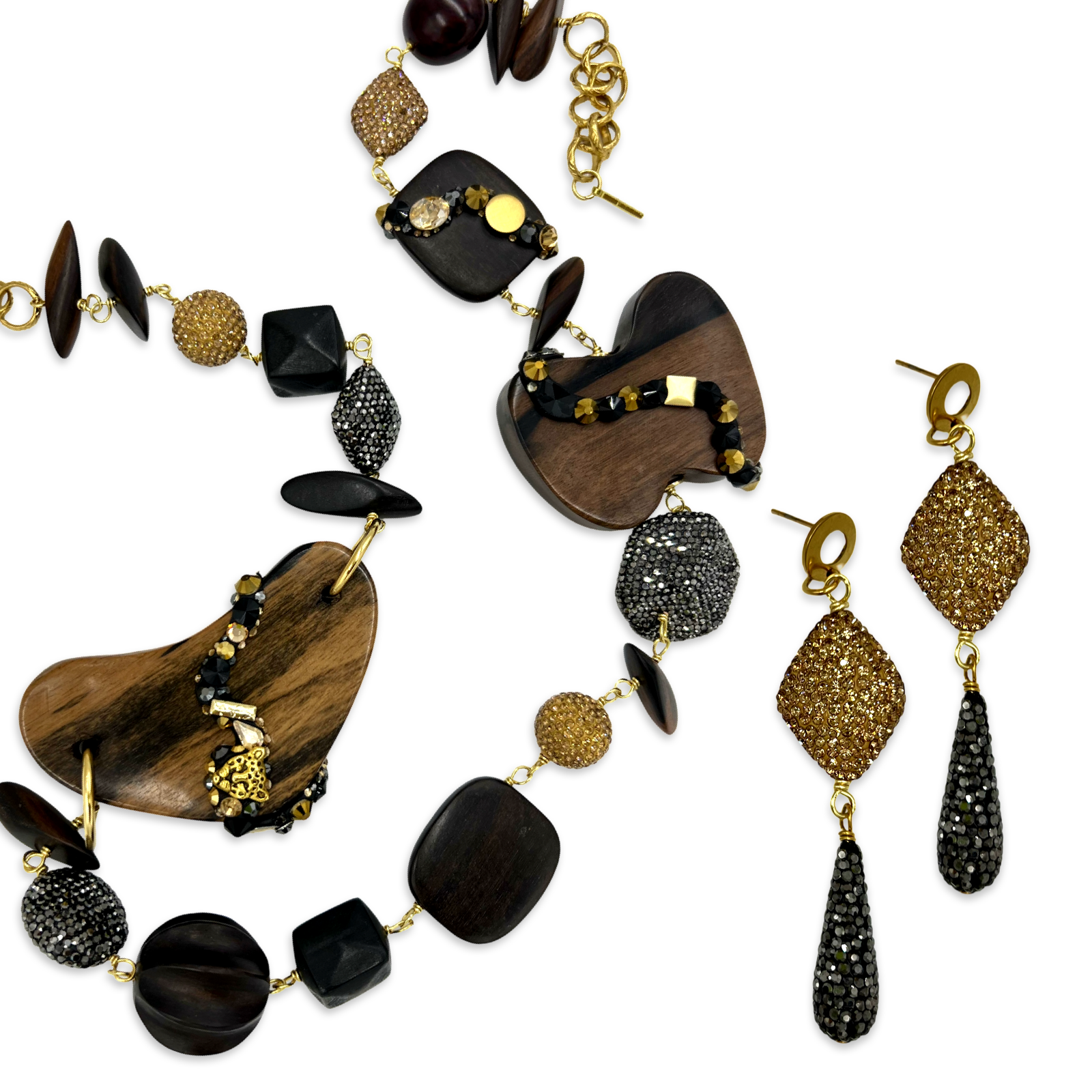 Wood Bank Necklace