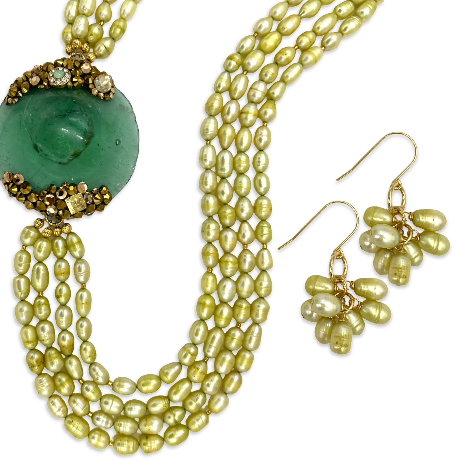 Celadon Roman Necklace