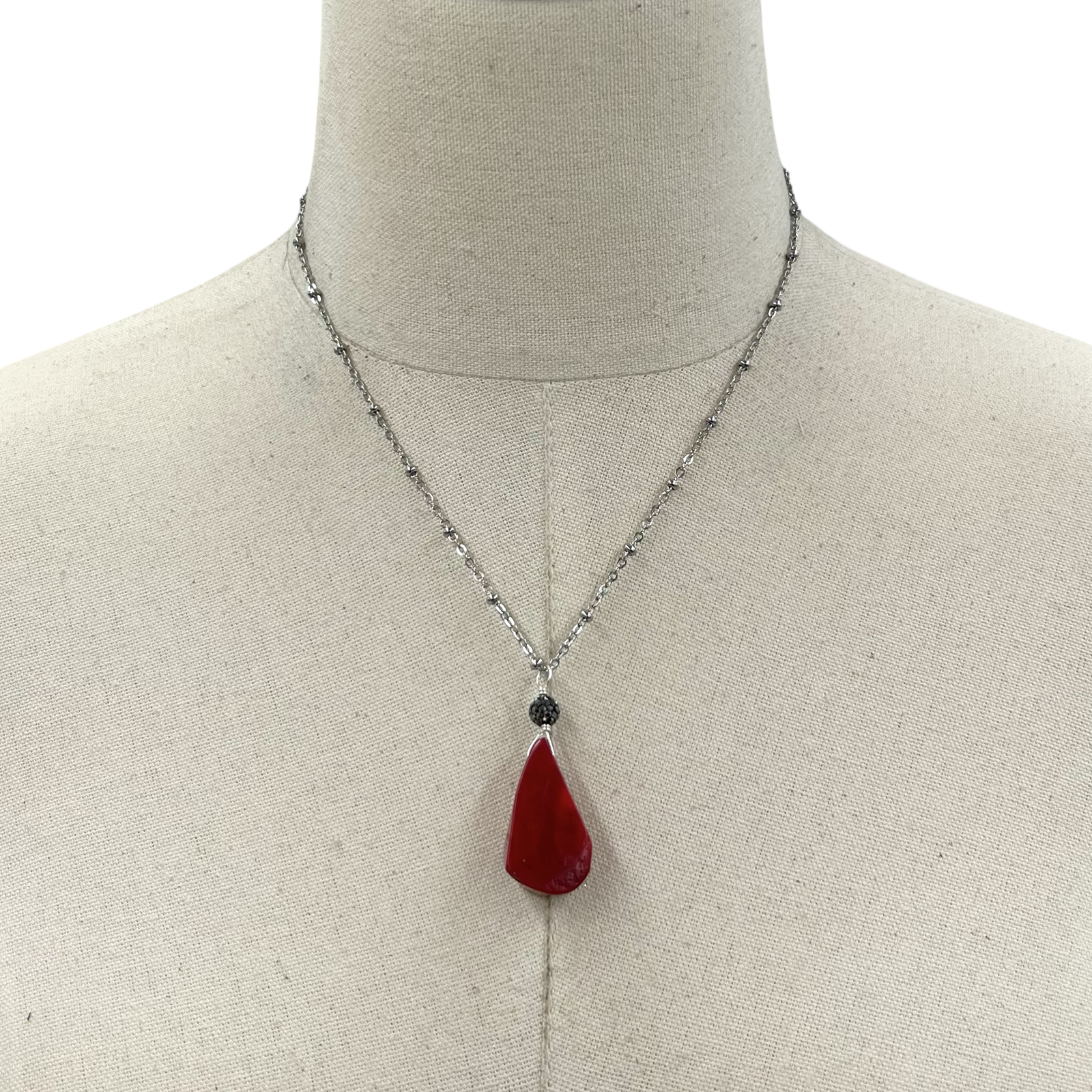 Spinel Spark Necklace