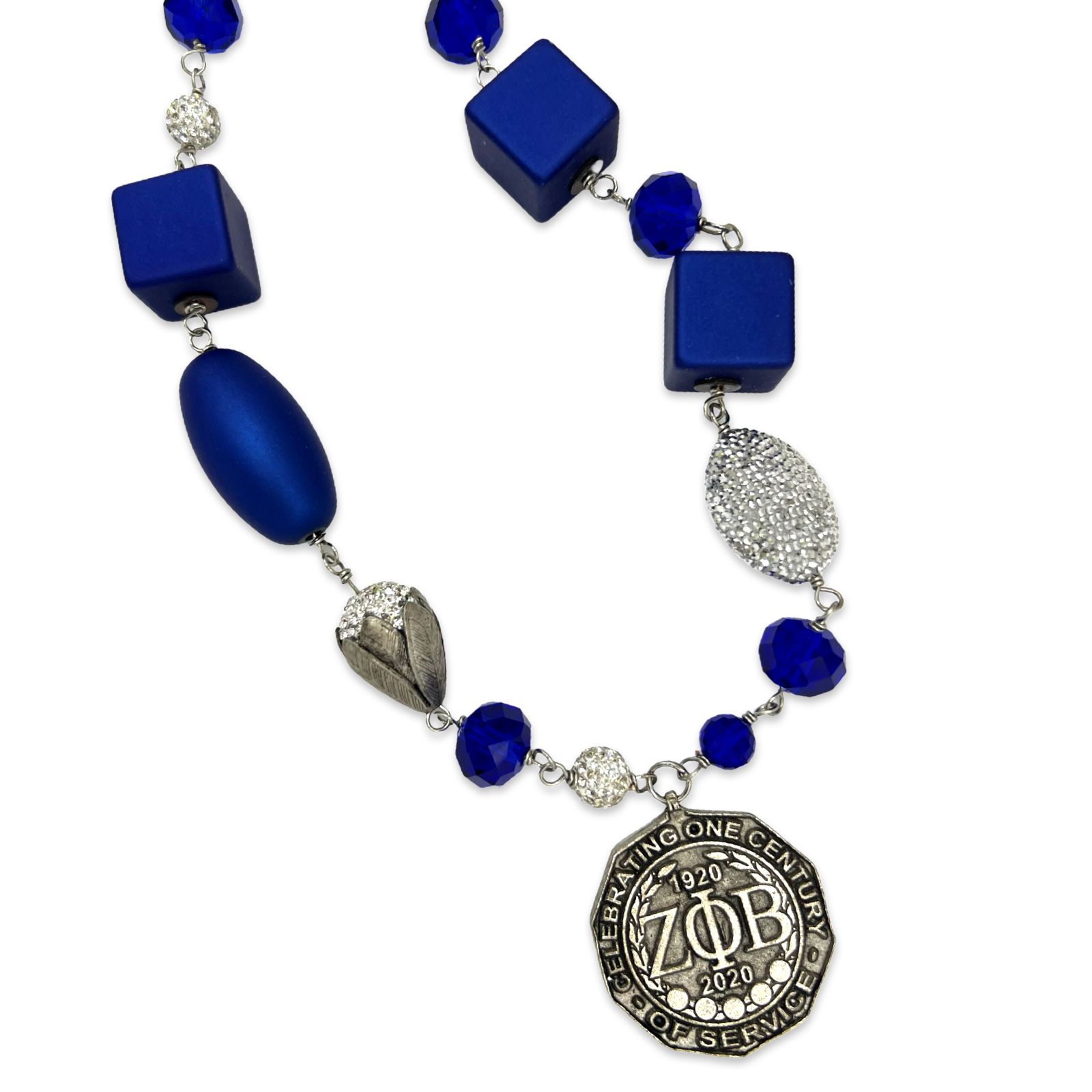 Zeta Blue Dove Necklace
