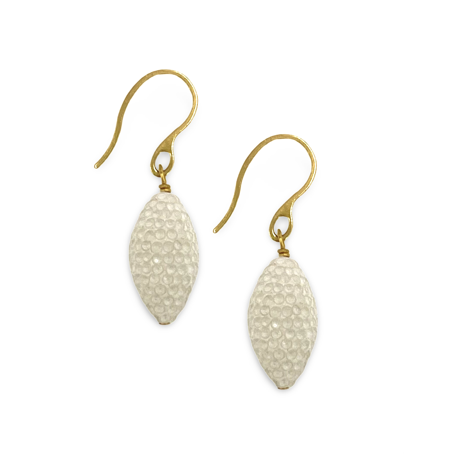 White Gate Earring