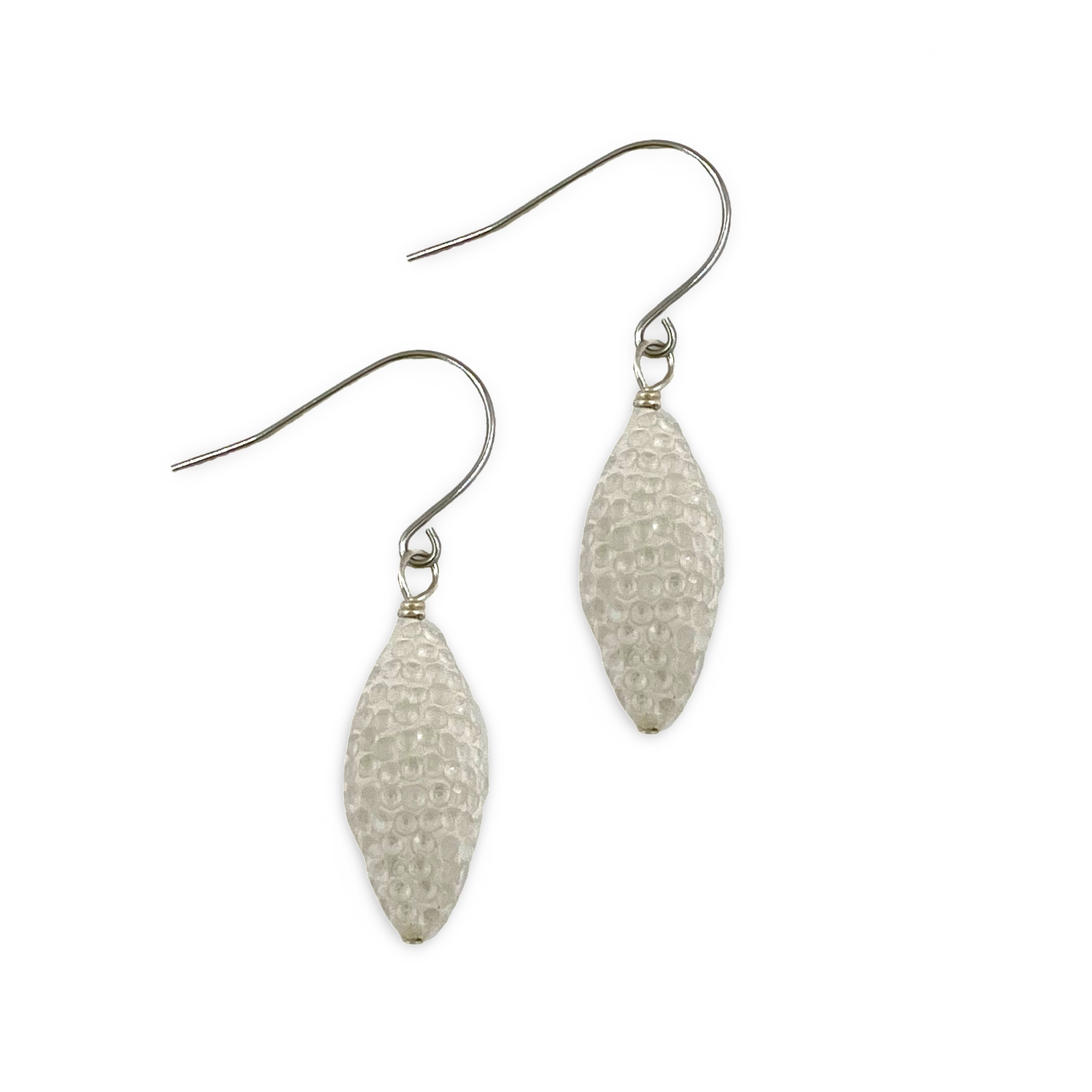 White Gate Earring