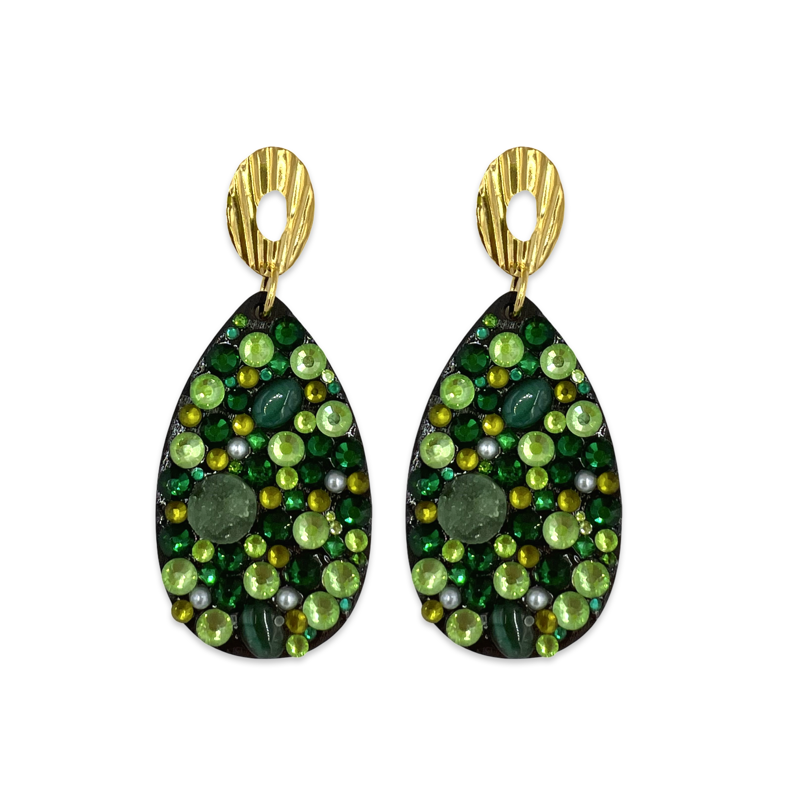 Flash Green Bright Earring