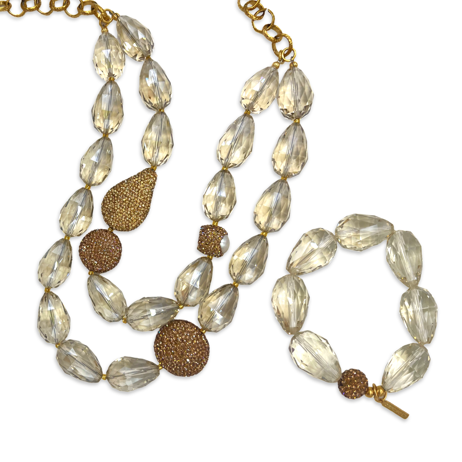 Clarion Beige Necklace