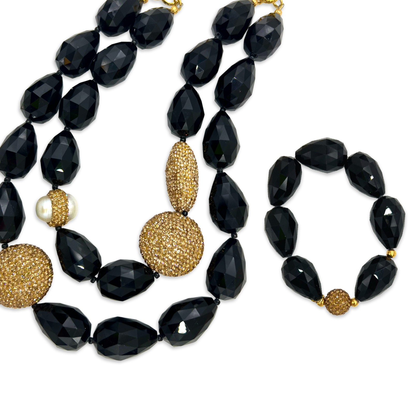 Clarion Black Necklace