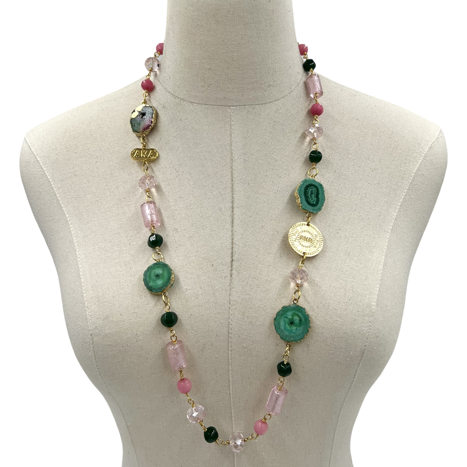 AKA Tie Die Necklace