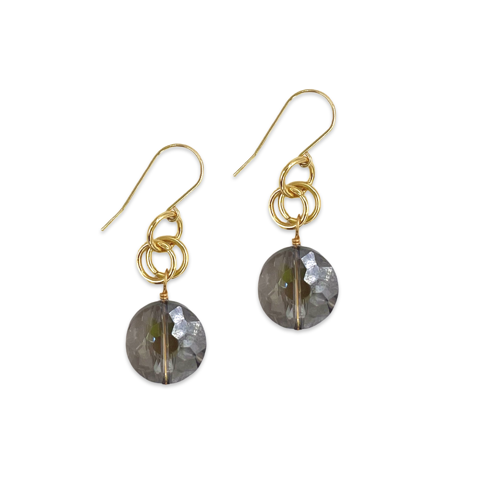 Flor Shadow Crystal Earring