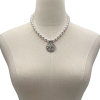 Zeta Classic Pearl 10 Necklace Zeta Necklace Cerese D Jewelry   
