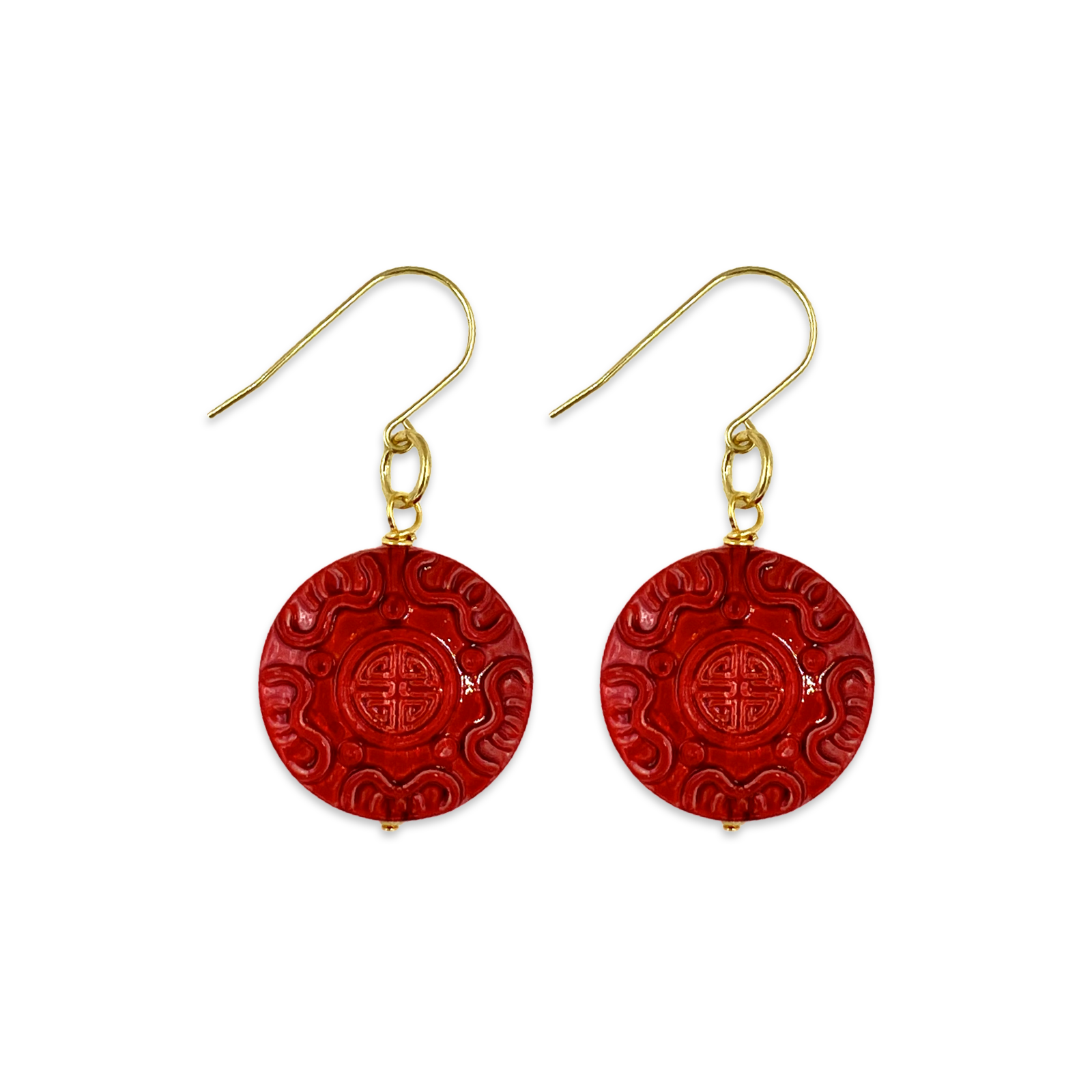 Labor Red Brite Earrings