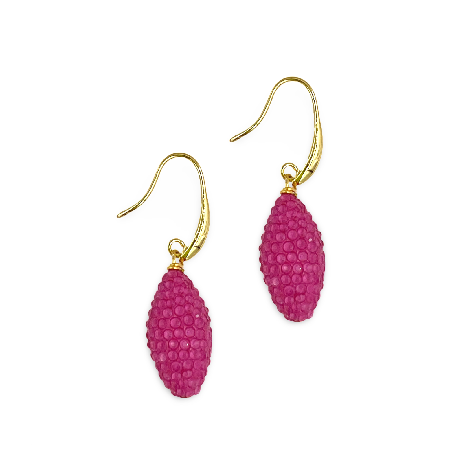 Pink Holiday Earrings