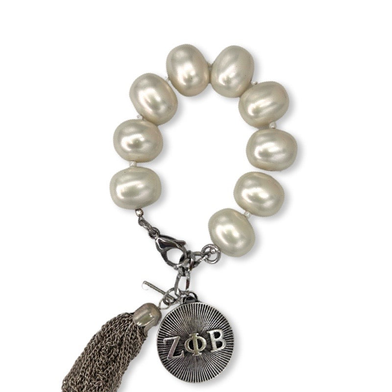 Zeta Classic Pearl Bracelet Zeta Bracelet Cerese D Jewelry Radiant  