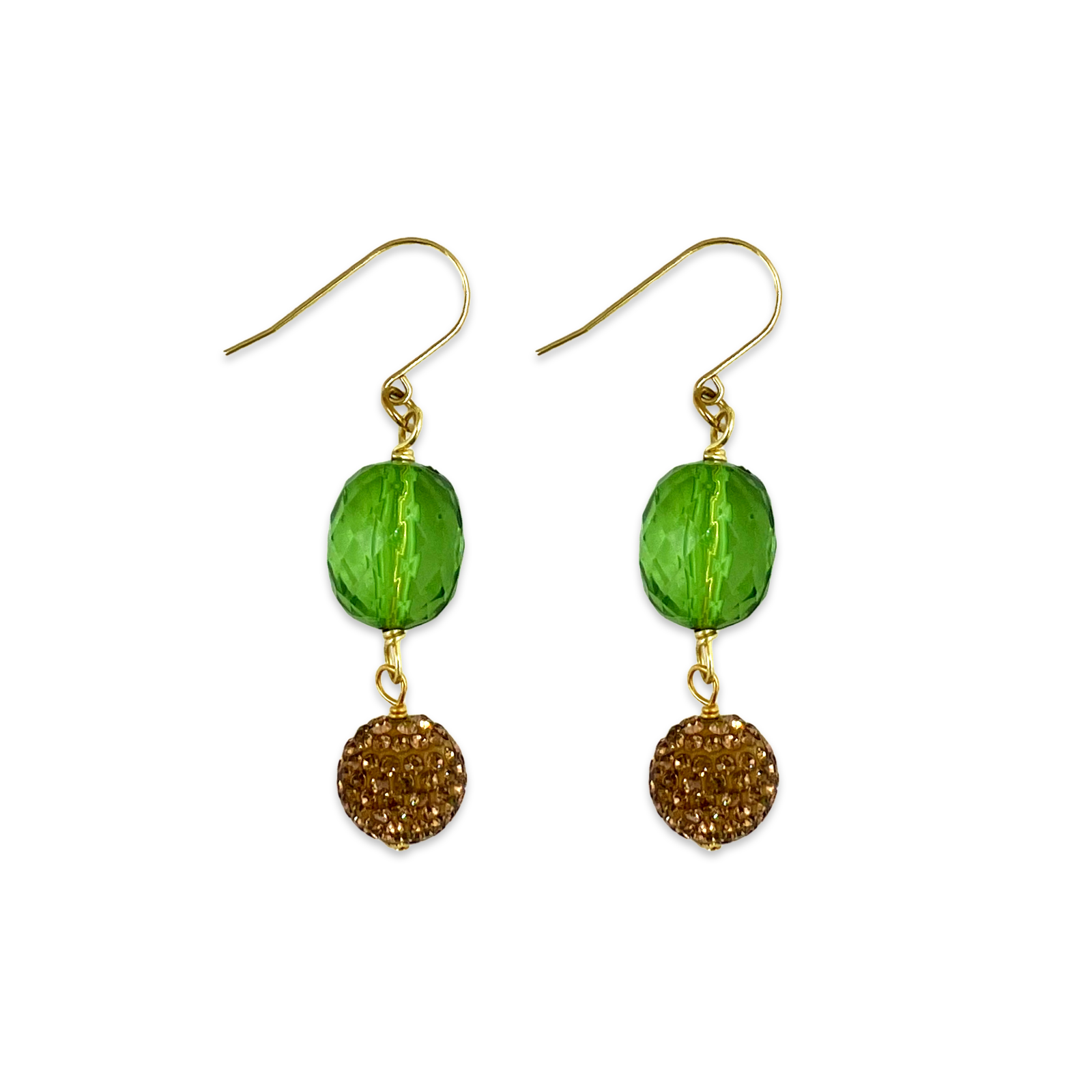 Green Just Right Earring