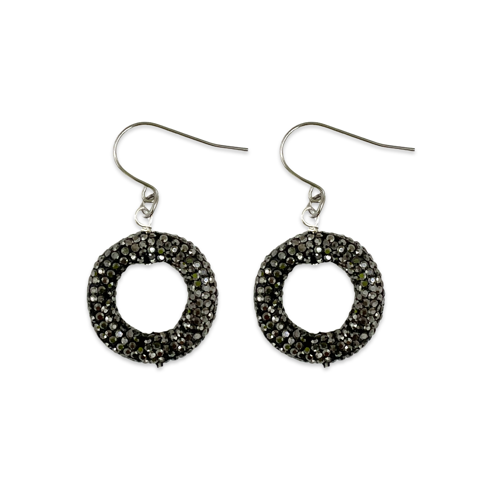 Pave Coil Earring
